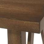 Tavolo da pranzo in legno stile rustico marrone antico