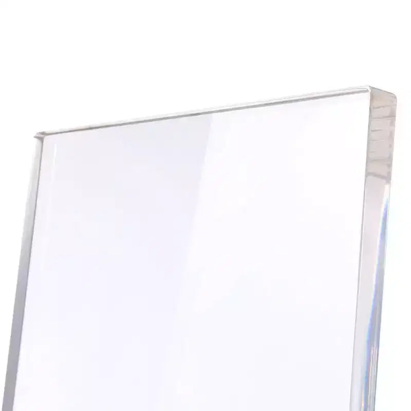 Sedia Acrilica a Z Trasparente: Sedia Moderna Senza Braccioli in Plexiglass, Senza Cuscino