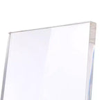 Sedia Acrilica a Z Trasparente: Sedia Moderna Senza Braccioli in Plexiglass, Senza Cuscino