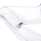 Sedia Acrilica a Z Trasparente: Sedia Moderna Senza Braccioli in Plexiglass, Senza Cuscino