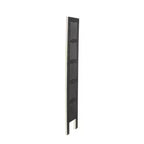 Paravento rettangolare in legno stile rustico bianco