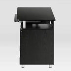 Scrivania Completa per Computer con Archiviazione Espresso: Mobili da Ufficio in MDF, Cassetto per Tastiera