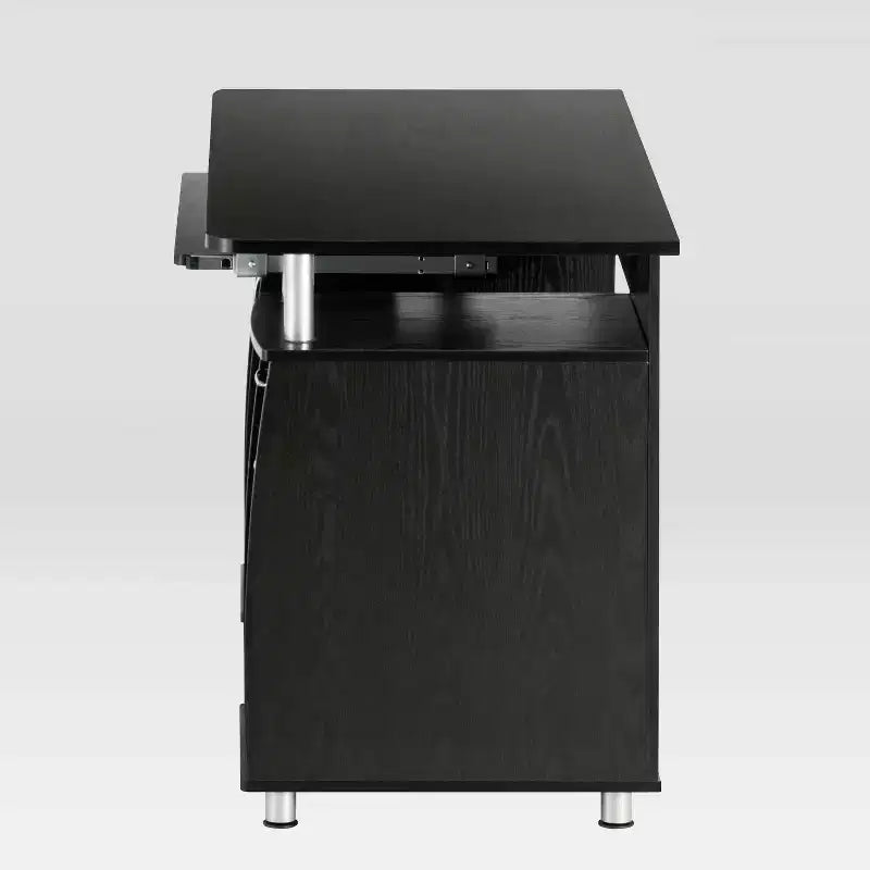 Scrivania Completa per Computer con Archiviazione Espresso: Mobili da Ufficio in MDF, Cassetto per Tastiera