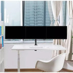 Supporto da Scrivania per 3 Monitor o TV fino a 27": Compatibile VESA, Girevole e Inclinabile