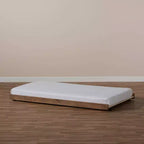 Letto a rotelle doppio in noce cenere