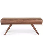 Panca Ottomana Mid Century in Ecopelle