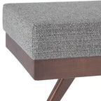 Panca Ottomana Mid Century in Ecopelle