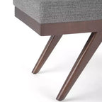 Panca Ottomana Mid Century in Ecopelle