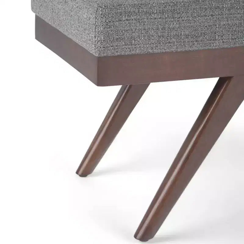Panca Ottomana Mid Century in Ecopelle