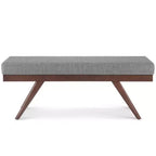 Panca Ottomana Mid Century in Ecopelle
