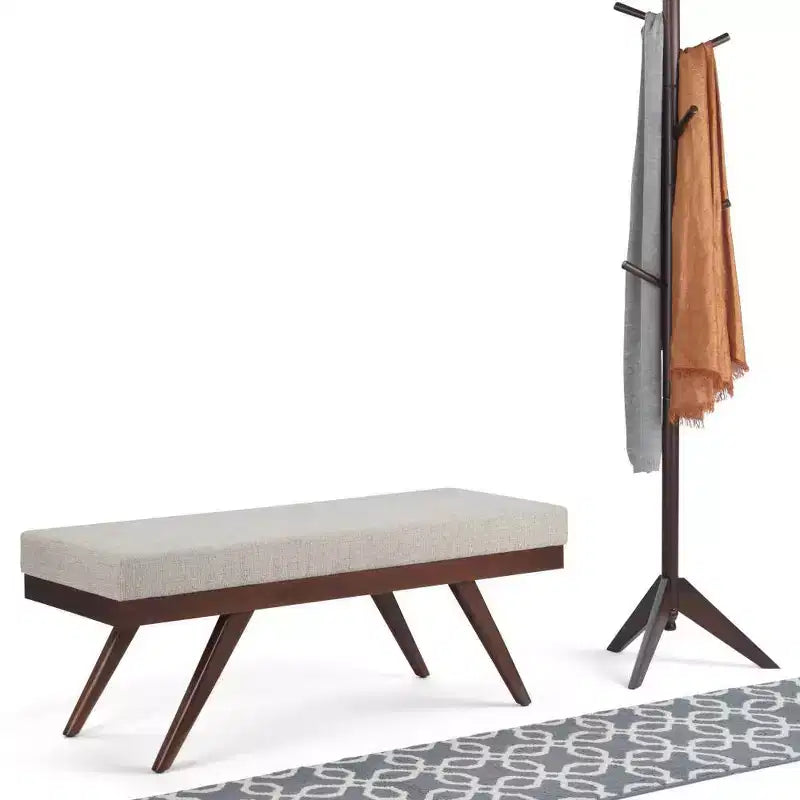 Panca Ottomana Mid Century in Ecopelle