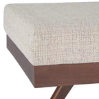 Panca Ottomana Mid Century in Ecopelle