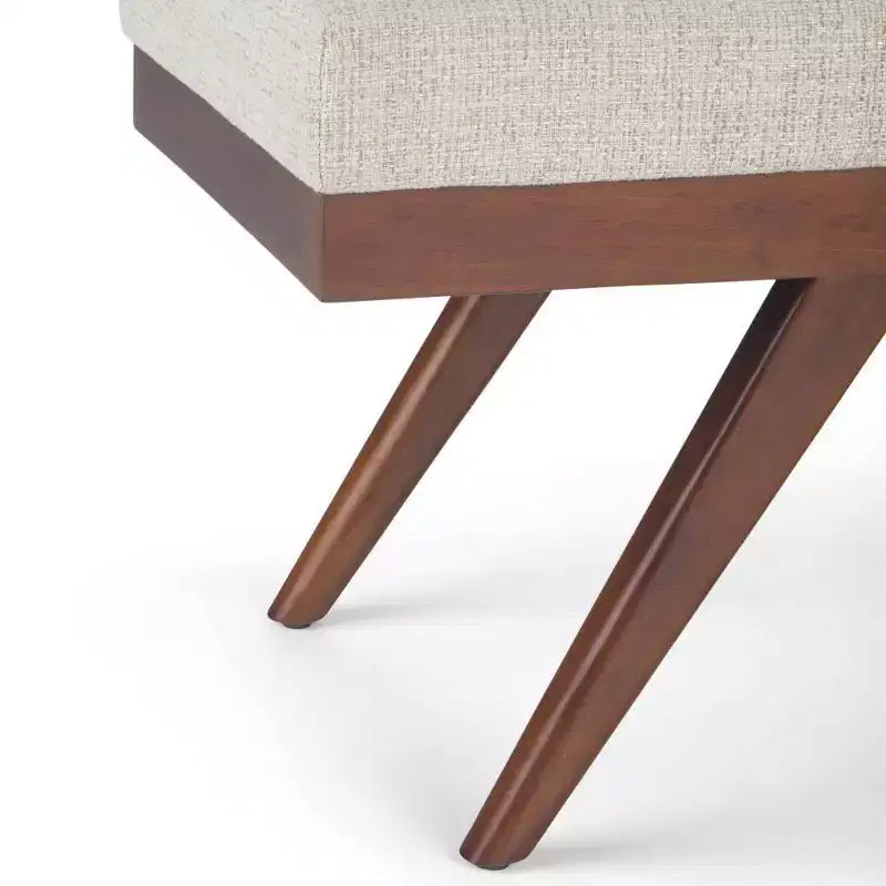 Panca Ottomana Mid Century in Ecopelle