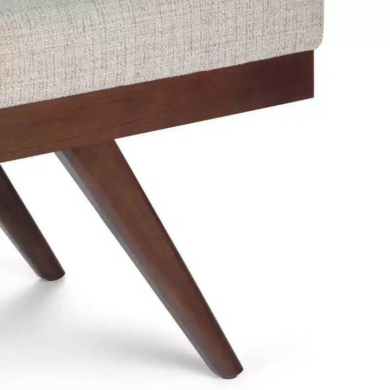 Panca Ottomana Mid Century in Ecopelle