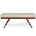 Panca Ottomana Mid Century in Ecopelle