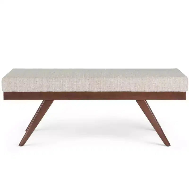 Panca Ottomana Mid Century in Ecopelle