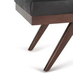 Panca Ottomana Mid Century in Ecopelle