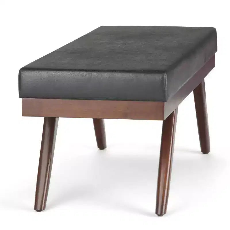 Panca Ottomana Mid Century in Ecopelle