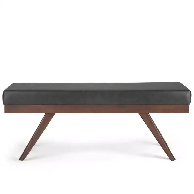 Panca Ottomana Mid Century in Ecopelle