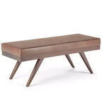 Panca Ottomana Mid Century in Ecopelle