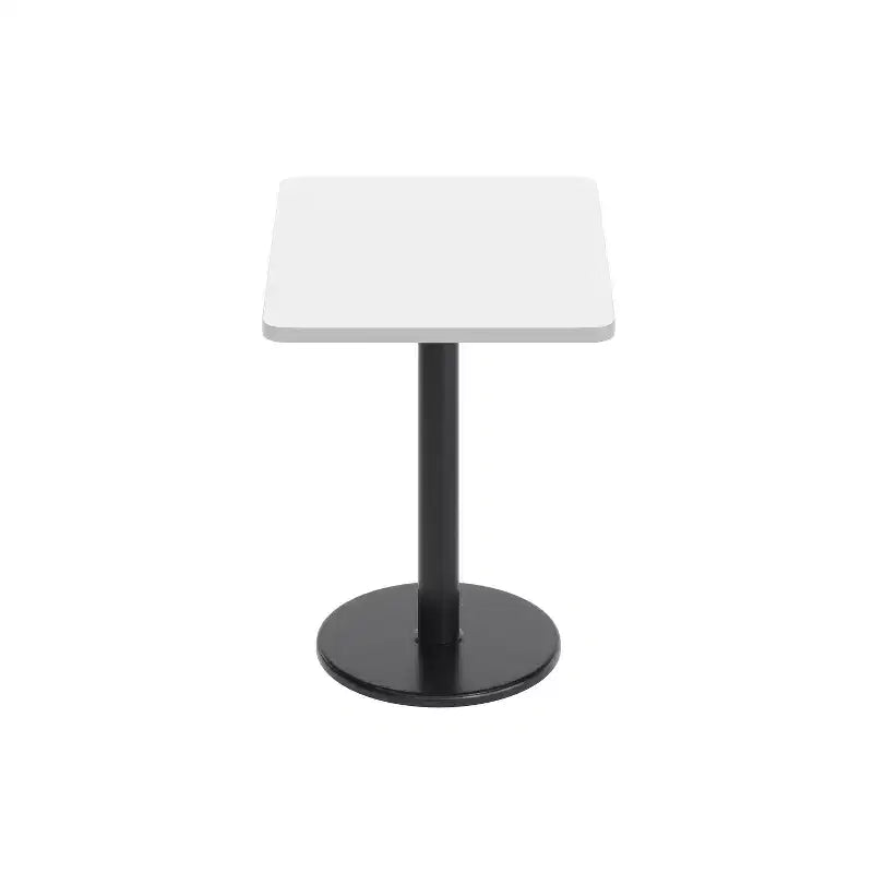 Piano del tavolo rettangolare in laminato da 24'' x 30'' con base da 18'' ad altezza tavolo rotonda
