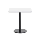 Piano del tavolo rettangolare in laminato da 24'' x 30'' con base da 18'' ad altezza tavolo rotonda