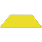 Tavolo per attività con piano trapezoidale in laminato HP, 22,5" L x 45" P - Gambe corte regolabili in altezza