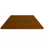 Tavolo per attività con piano trapezoidale in laminato HP, 22,5" L x 45" P - Gambe corte regolabili in altezza