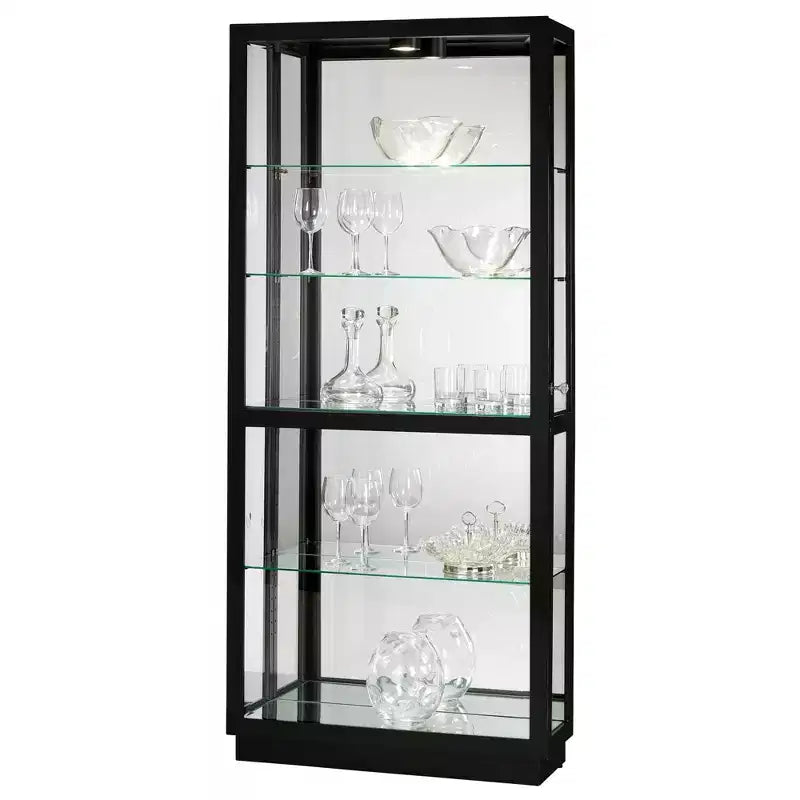 Howard Miller 680572 Jayden Iii Curio Cabinet 680572 Gloss Black