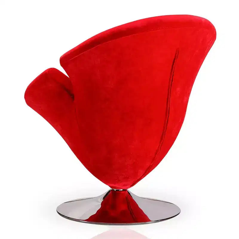 Poltrona Tulip Girevole in Velluto