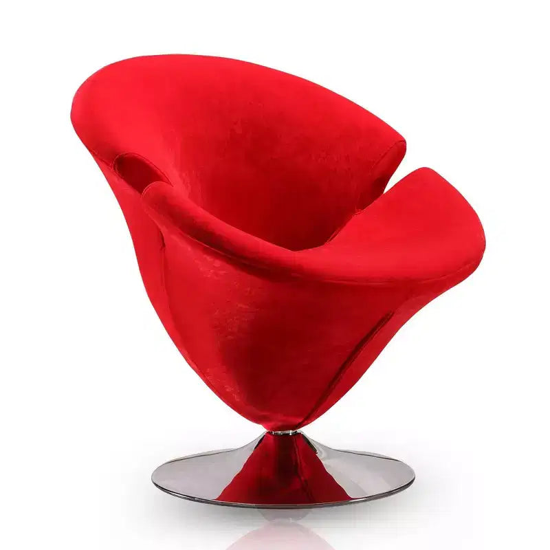 Poltrona Tulip Girevole in Velluto