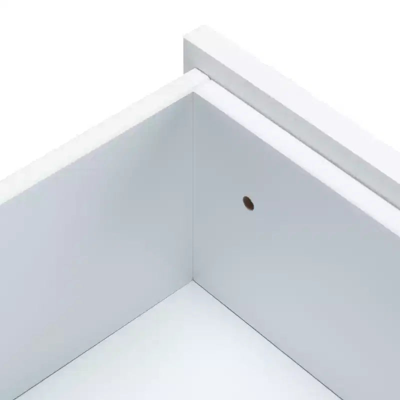Comodino con 2 cassetti Bianco