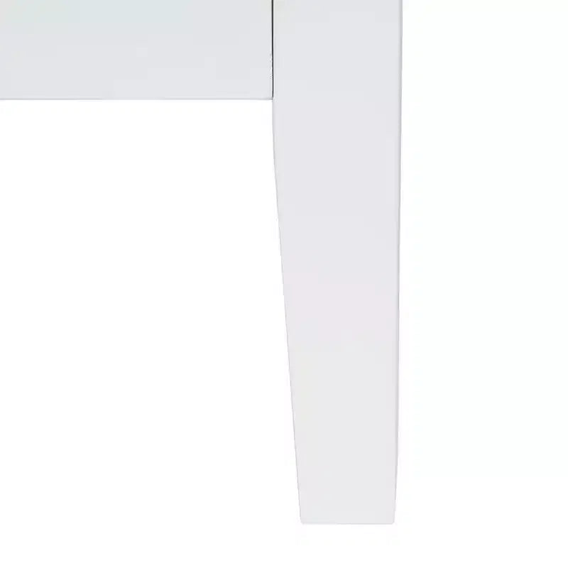 Comodino con 2 cassetti Bianco
