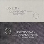 Materasso in Memory Foam Pieghevole a Tre Strati, 15 cm