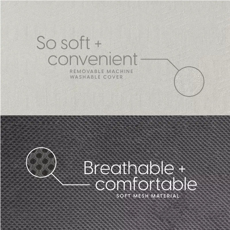 Materasso in Memory Foam Pieghevole a Tre Strati, 15 cm