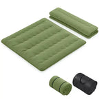 Costway Twin/Full/Queen/King Futon Mattress Japanese Floor Sleeping Pad Washable Cover Carry Bag Green