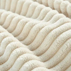 Chaise longue divano in tessuto oversize con cuscini
