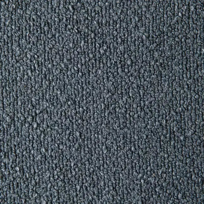 Panca in metallo con cuscino imbottito in bouclé